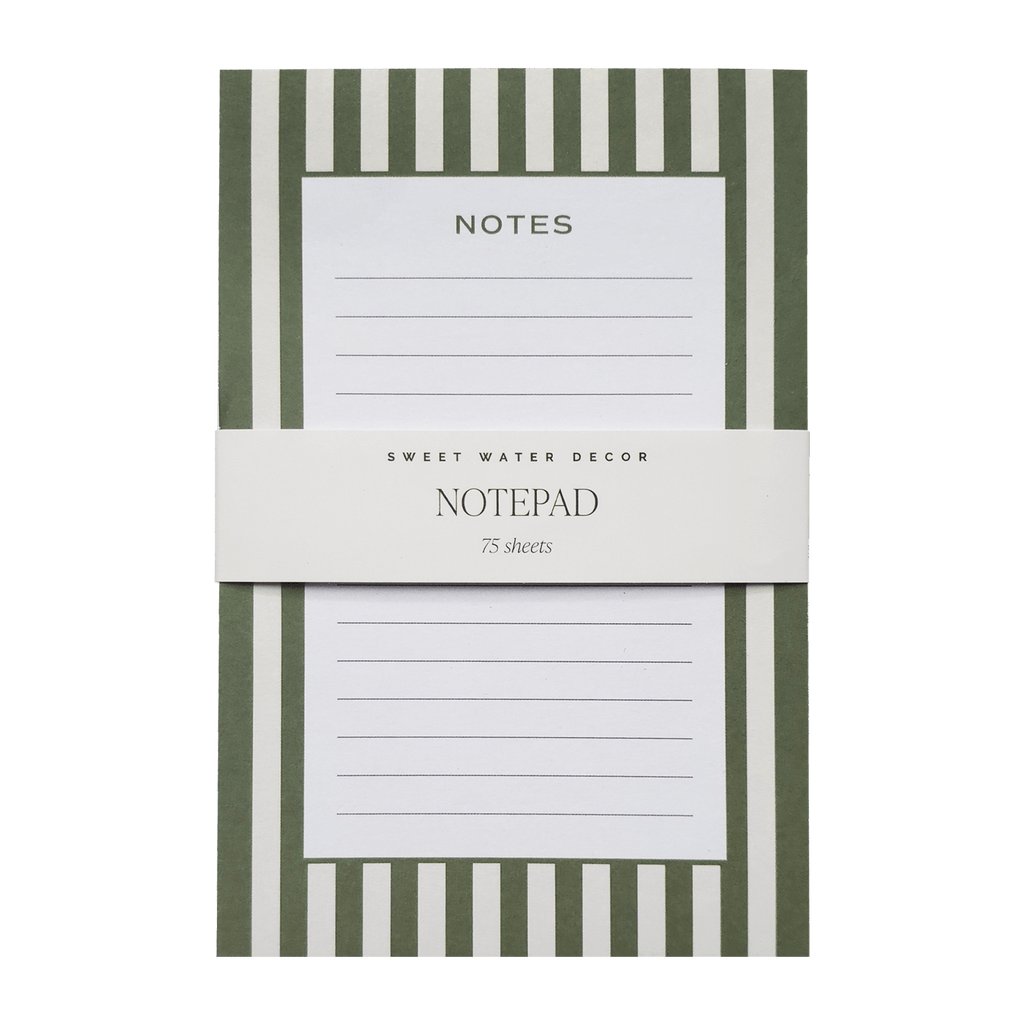 Striped Notepad