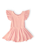 Peach S/S Twirl Leotard