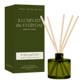 Warm and Cozy Olive Tinted Glass Jar Reed Diffuser