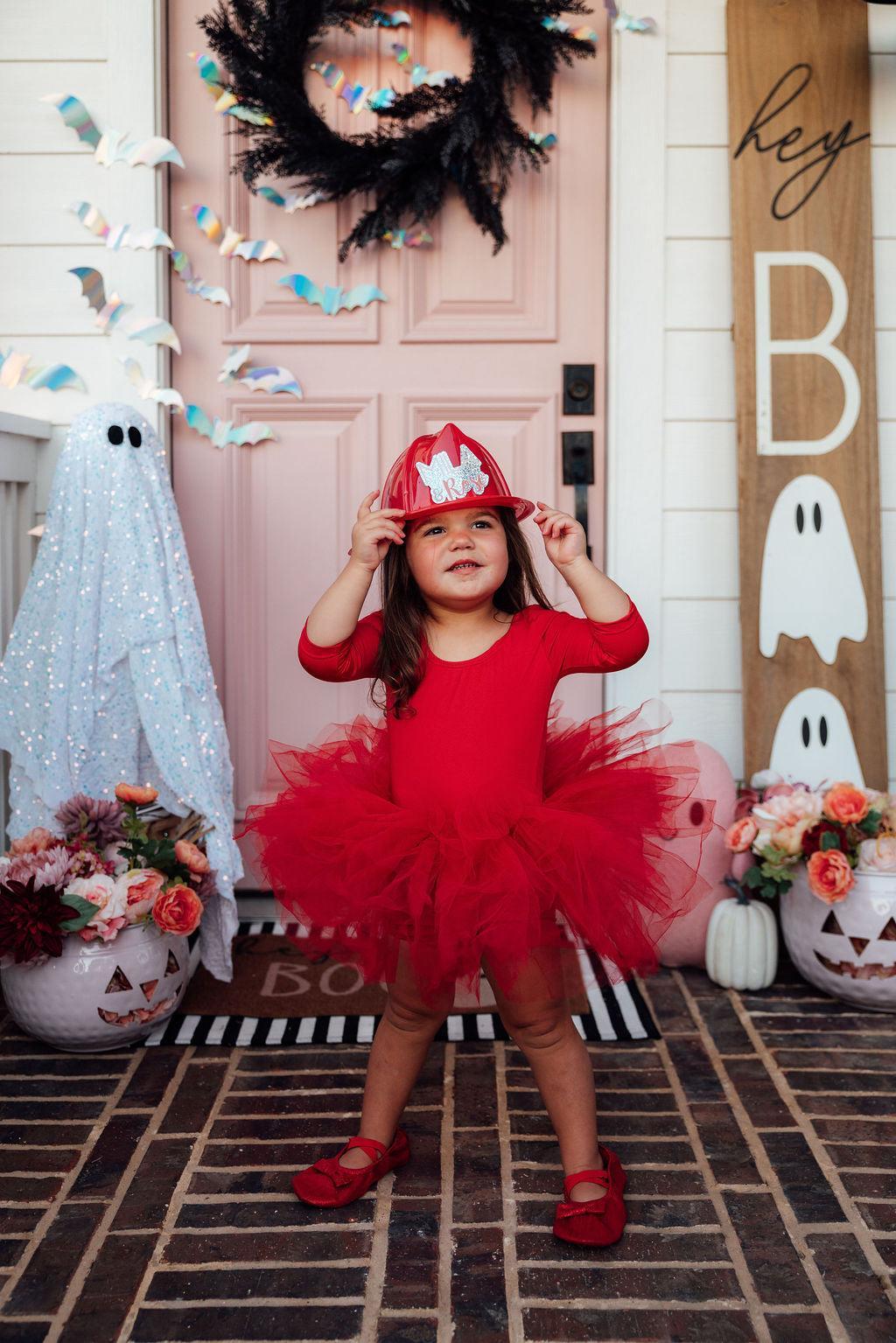 Red 3/4 Tutu Leotard