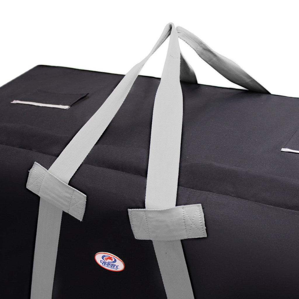 Paris Tack Patented Hay Bale Bag 1200D Waterproof with Mesh Ventilation Windows and Cactus Leather Accents