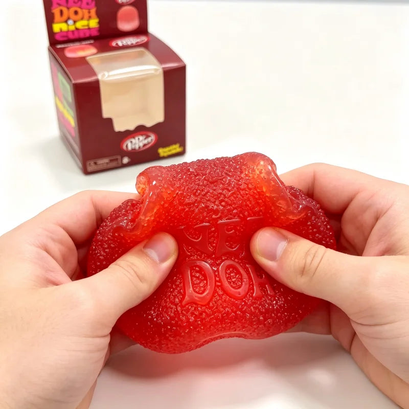 26New .Dr Pepper X Nee Doh Mini Candy NeeDoh Gumdrop Soft Sensory Fidget Toy Stress Relief Squeeze Ball Blind Box