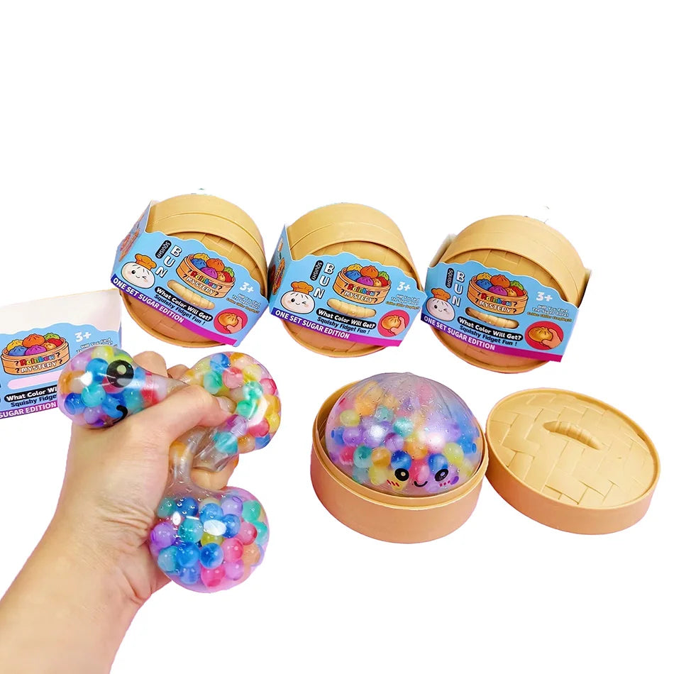 Dumpling Squishy Mysteries Dumplings Stress Relief Fidget Toys Home Office Desk Accessories Party Gifts Mystery Dumpling Squishy