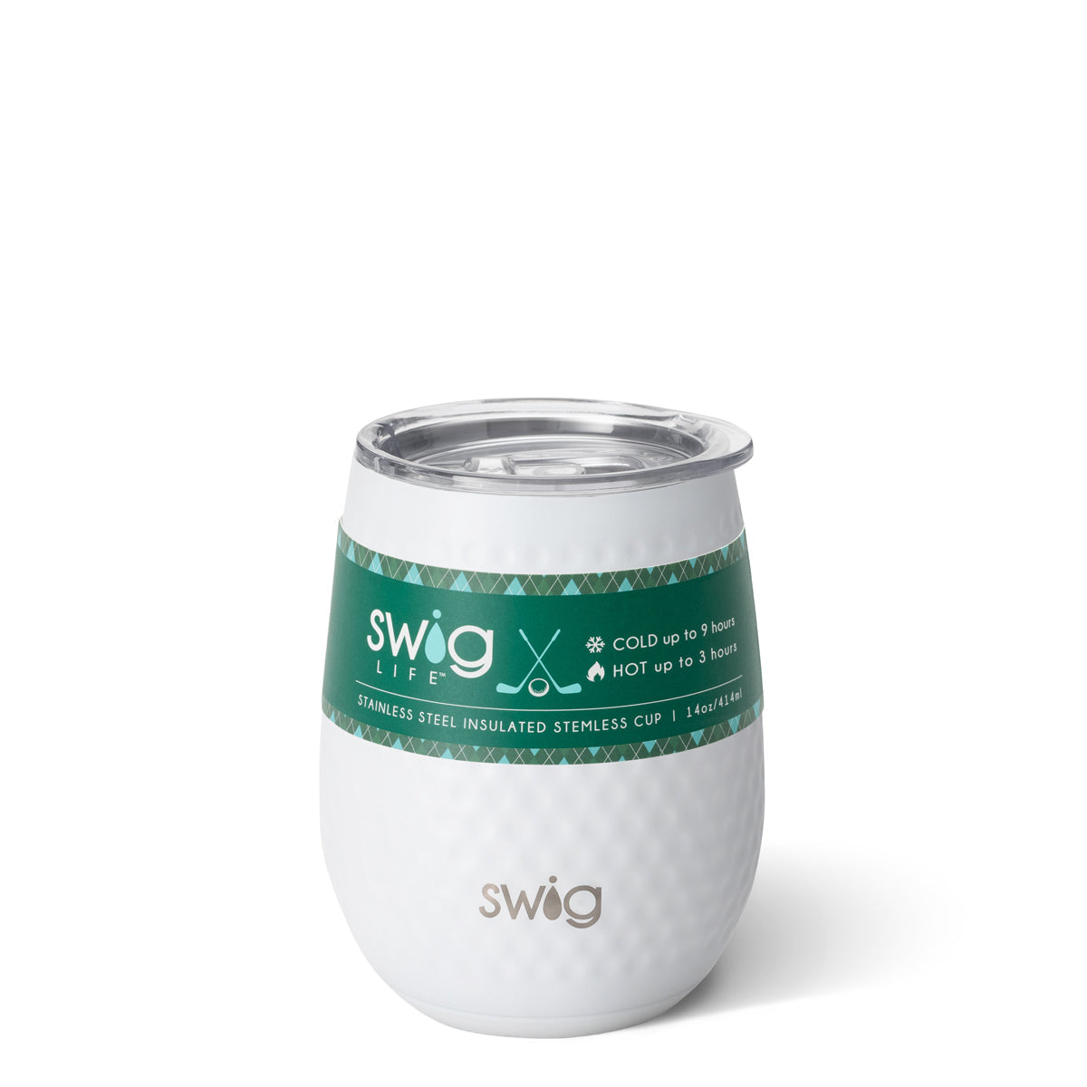 Golf Partee Stemless Wine Cup (14oz)