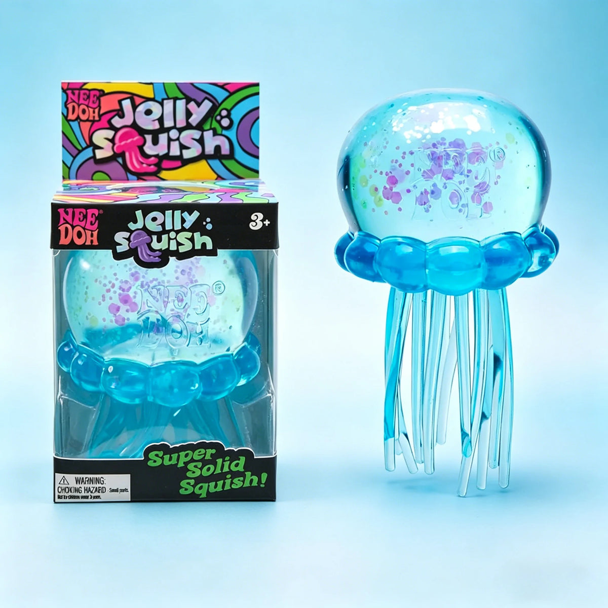 Squishies Nee Doh Jellyfish  Squish Toy Fidget Toy, Water Sensory Soft Jelly Squeeze Stress Relief Fidget Toy For Gift