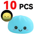  2027 Funny Dumpling Night Lights Glowing Dumplings Desktop Ornament Cute Glowing Dumpling Steamer Kawaii Dumpling Lights Gift