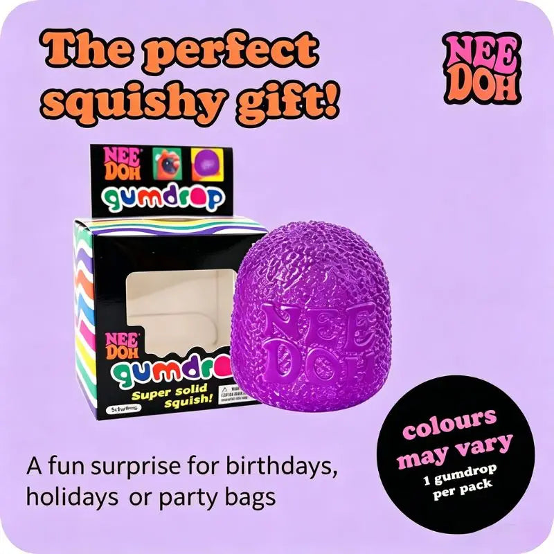 NeeDoh Soft Gum Ball Sensory Fidget Toy Stress Anxiety Relief Squeeze Toy Skin‑Friendly Durable Gift For Kids Adults Party Favor