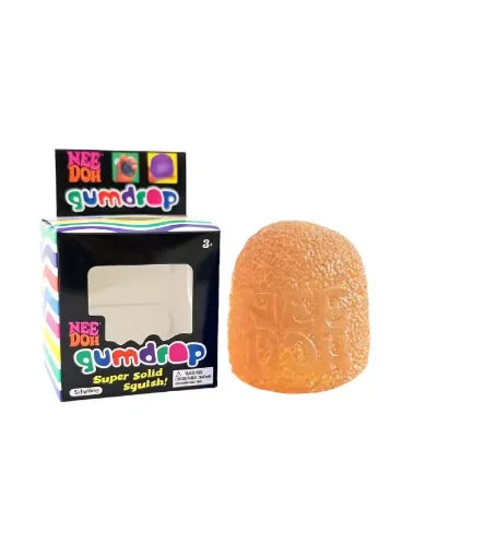Soft Nee Doh Gumdrop Sensory Toy, Collectible Stress Balls, Assorted Colors, 1 Pack, Squeeze Toy, Surprise Box