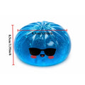 Glitter Halloween Ghost Dumplings Squishy Soft Slow Rebound Resilience Decompression with Steamer Stuffed Shark Bun Gift