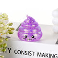 Novelty Squishy Poo Stress Ball Squishies Toys Glitter Funny Stretch Squeeze Fidget Toys for Kids Adults Fool's Day Prank Gift