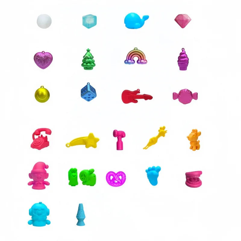 Nee Doh Advent Calendar 24Pcs Mini Squish Fidget Blind Box Christmas Countdown Surprise Stress Relief Kids Xmas Gift