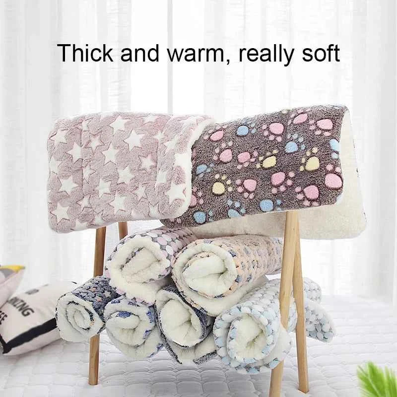 Flannel Pet Sleeping Mat – Soft, Washable, Durable Dog Bed
