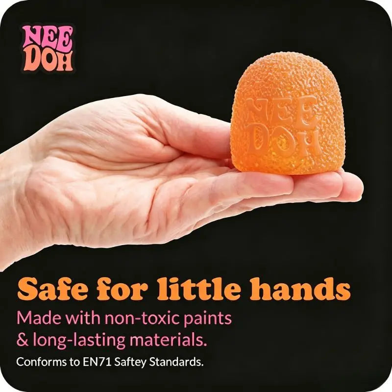 NeeDoh Soft Gum Ball Sensory Fidget Toy Stress Anxiety Relief Squeeze Toy Skin‑Friendly Durable Gift For Kids Adults Party Favor