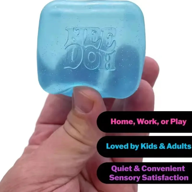 NeeDoh Squishy Schylling Atomic /Stress Relief Ball// Squishies Toy Blind Box Adult Party Gift Tool Stress Relief Toy Fidget Toy