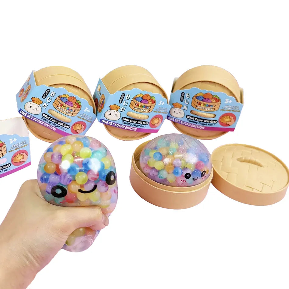 Dumpling Squishy Mysteries Dumplings Stress Relief Fidget Toys Home Office Desk Accessories Party Gifts Mystery Dumpling Squishy