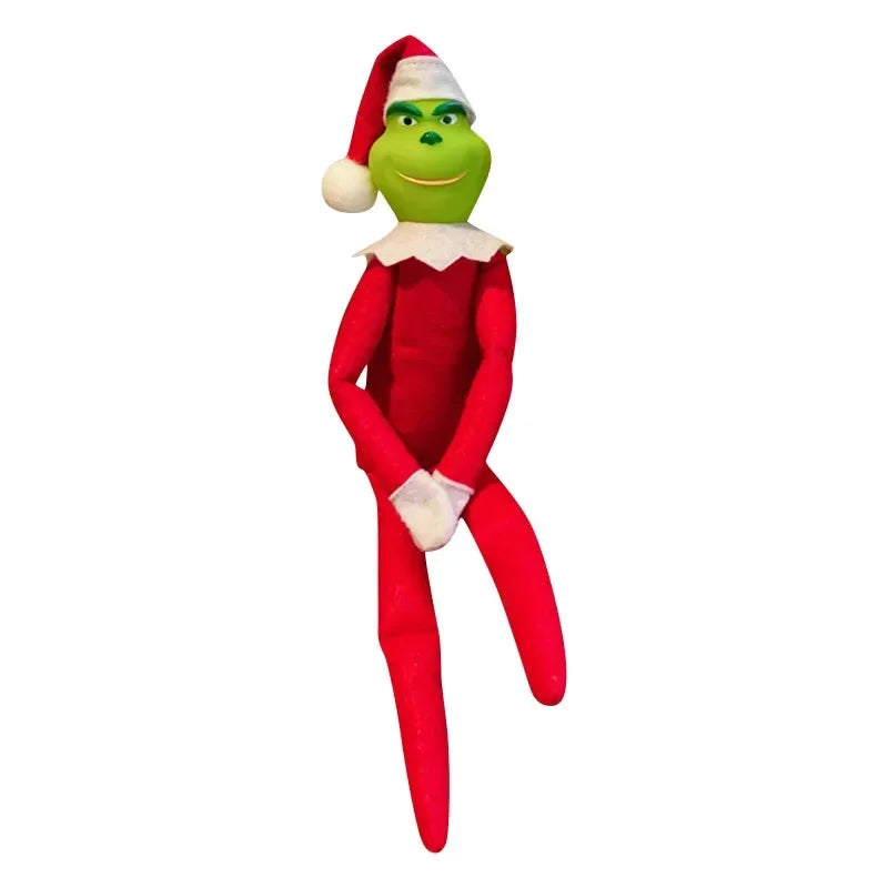 Christmas Cute Elf Doll Plush Leg Doll Pendant Christmas Tree Ornament Gift New Year Gifts Xmas Party Decor for Home 2024pattern