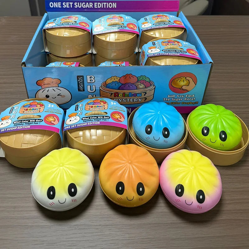 Kpop Squishy Dumpling Rumi Decompression Dumpling Hot Cartoon Movie Squeeze Fidget Ornaments Anti Stress Desk Accessories