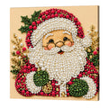 Christmas Pearl Diamond Painting Art Set With Frame DIY Pearl Beads Craft Kit For Adults Beginner Home Decor Wall Art Party Gift