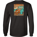 Happy Fall Y'all Truck on Dark Chocolate Southern Couture Classic Long Sleeve Tee