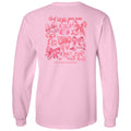 God Says You Are Bows on Blossom Southern Couture Comfort Color Long Sleeve Tee