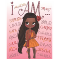 I Am: Positive Affirmations for Kids Self-Esteem and Confidence Coloring Book For Girls Kids Books About Diversity - Paperback