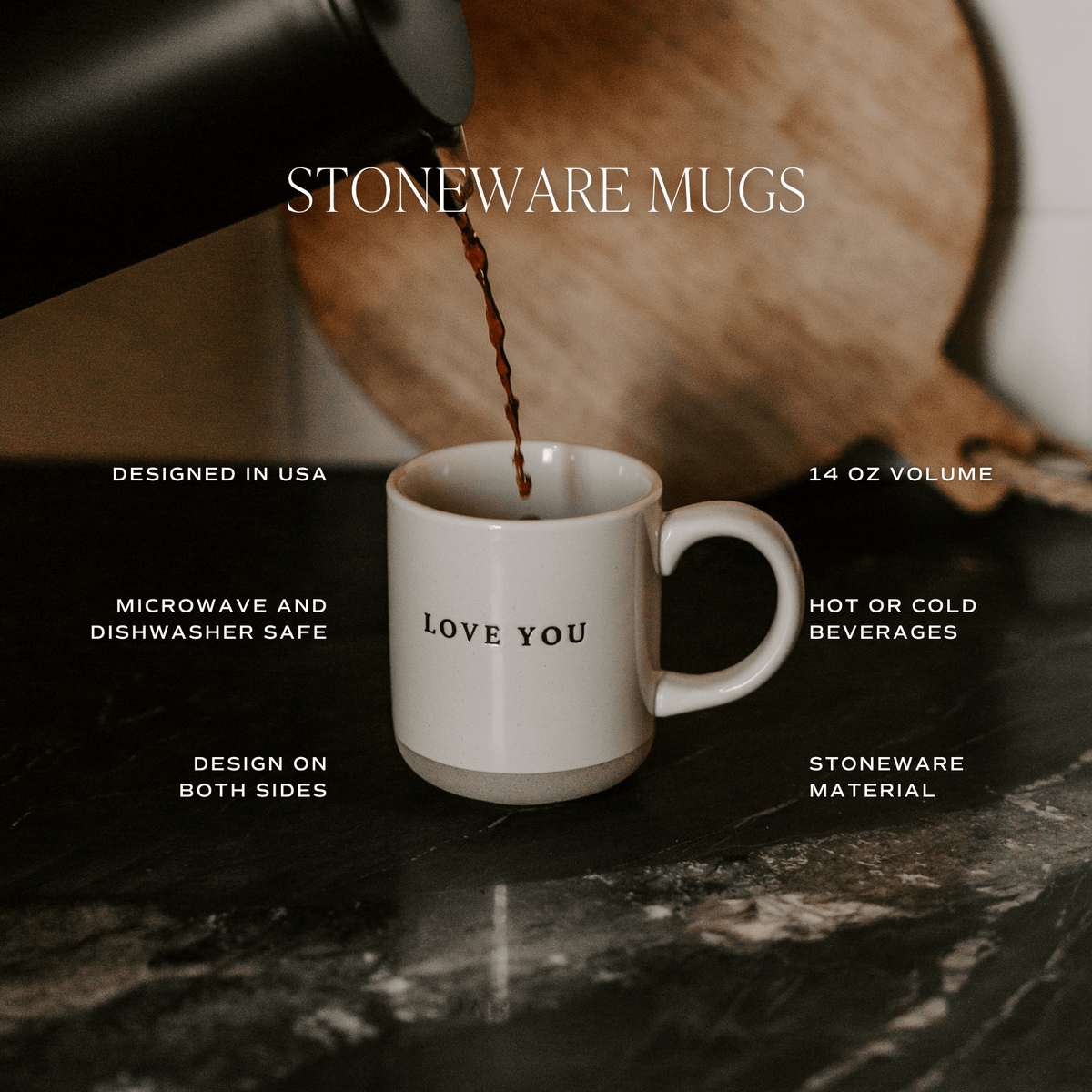 Best Dad Ever 14 oz Stoneware Coffee Mug