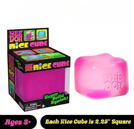 Soft Nee Doh Gumdrop Sensory Toy, Collectible Stress Balls, Assorted Colors, 1 Pack, Squeeze Toy, Surprise Box
