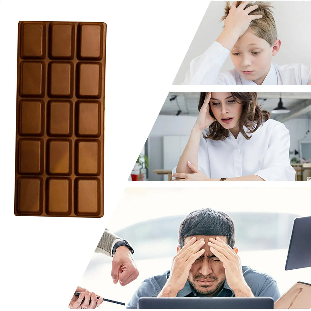 Squish Simulated Chocolate Squeeze Toy PU Soft And Slow Rebound Fidget Toys Stress Relief Toy Sensory Squeeze Toys For Adults