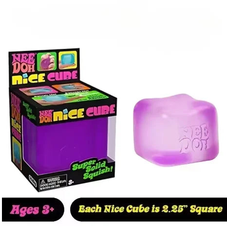 Soft Nee Doh Gumdrop Sensory Toy, Collectible Stress Balls, Assorted Colors, 1 Pack, Squeeze Toy, Surprise Box