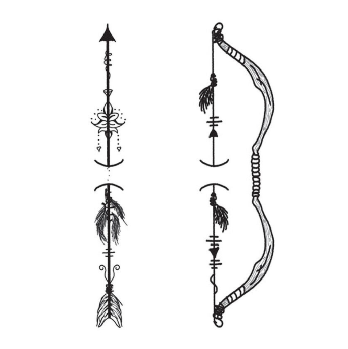 Bow & Arrow Tattoo