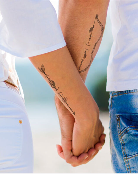 Bow & Arrow Tattoo