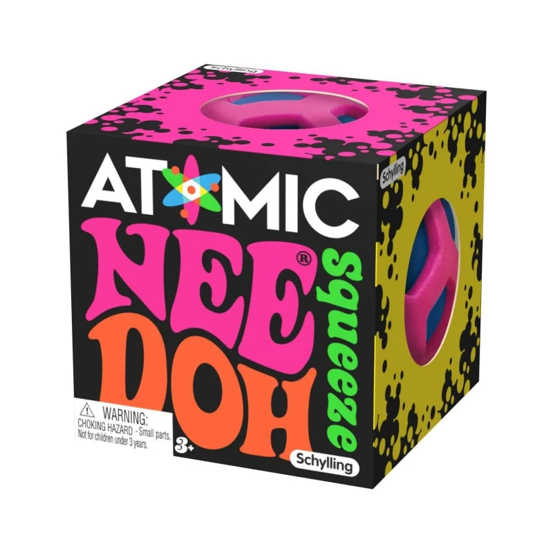Schylling Atomic Nee Doh Stress Relief Ball Party Gift for Adults Boys and Girls