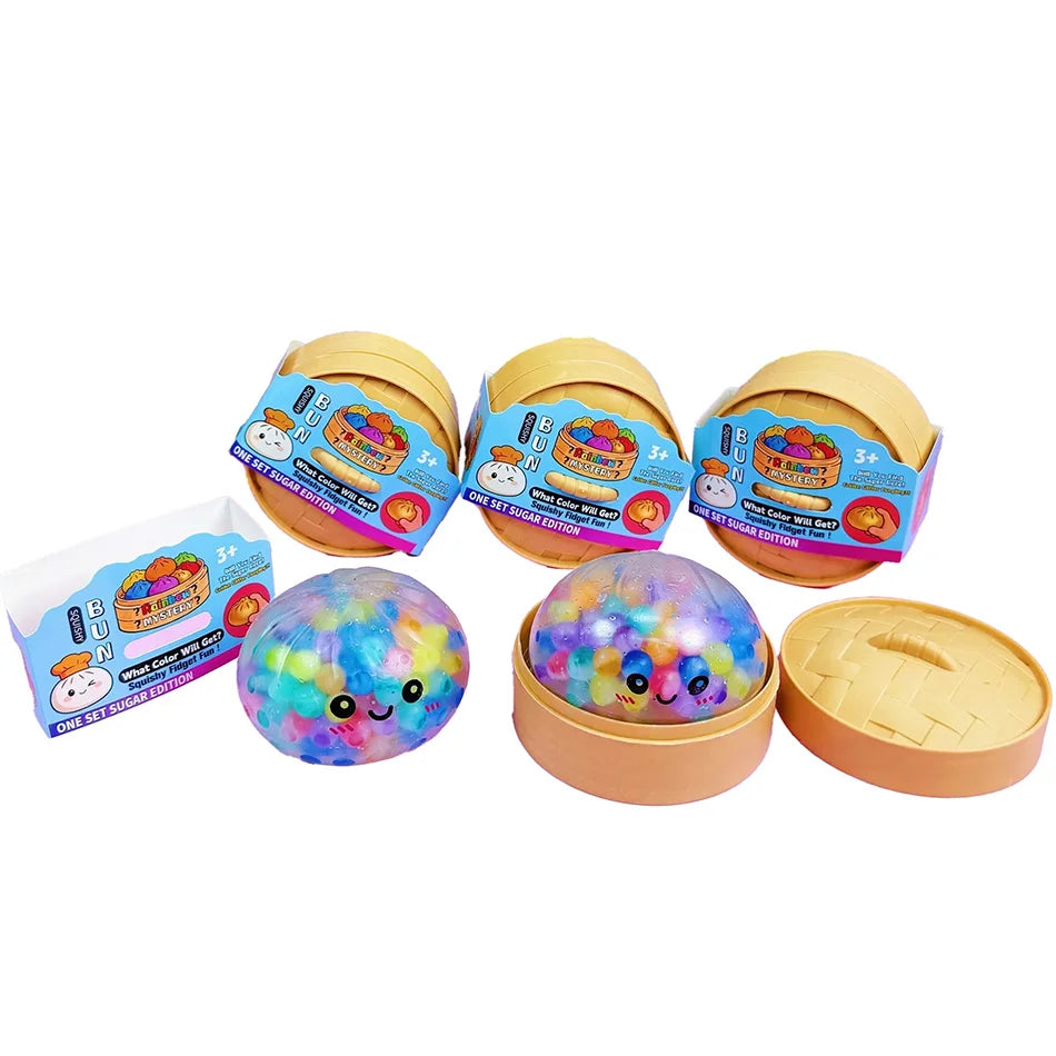 Dumpling Squishy Mysteries Dumplings Stress Relief Fidget Toys Home Office Desk Accessories Party Gifts Mystery Dumpling Squishy