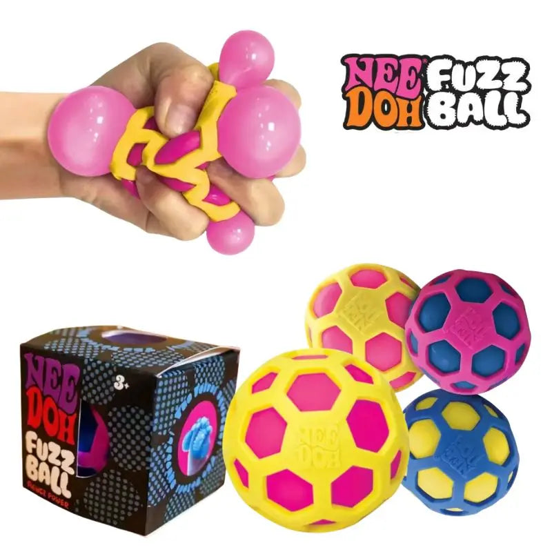 Schylling Atomic Nee Doh Stress Relief Ball Party Gift for Adults Boys and Girls