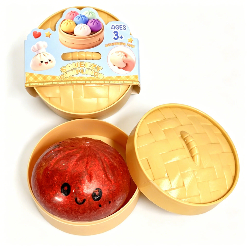 Giant Squishy Dumplings Stress Relief Fidget Toy Colorful Simulation Food Steamed Stuffed Bun Dough Toys Slow-rise Squeeze Toy