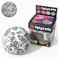 Needoh Press-Doh Flour Filling Color Changing Squeeze Round Squishy Ball Soft Doodle Pattern Stress Relief Sensory Fidget Toy