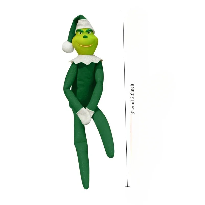 Christmas Cute Elf Doll Plush Leg Doll Pendant Christmas Tree Ornament Gift New Year Gifts Xmas Party Decor for Home 2024pattern