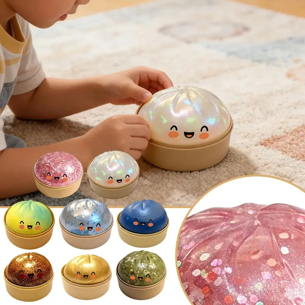 Nee Doh Mystery Surprise Box - Slow Rise Squishy Toys, Ice Cream & Cake Shaped Squeeze Toys, Anti-Stress Sensory Toys For ADHD