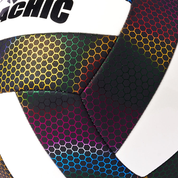 MILACHIC Fluorescent Volleyball No.5 PU Machine Stitched Volleyball, 6930 Night Light, 6931 Colorful, 6932 Honeycomb