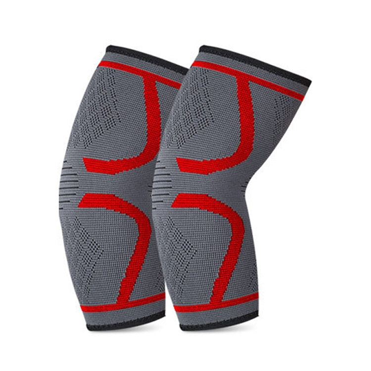 2pcs Fitness Sports Protective Gear Breathable Sweating Sports Elbow Pads, S (Red), M (Red), L (Red), S (Black), M (Black), L (Black), S (Smoke Gray), M (Smoke Gray), L (Smoke Gray)