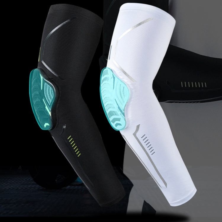 Outdoor Sports Honeycomb Anti-collision Compression Arm Guard, Color:, M (Black), L (Black), XL (Black), M (White), L (White), XL (White)