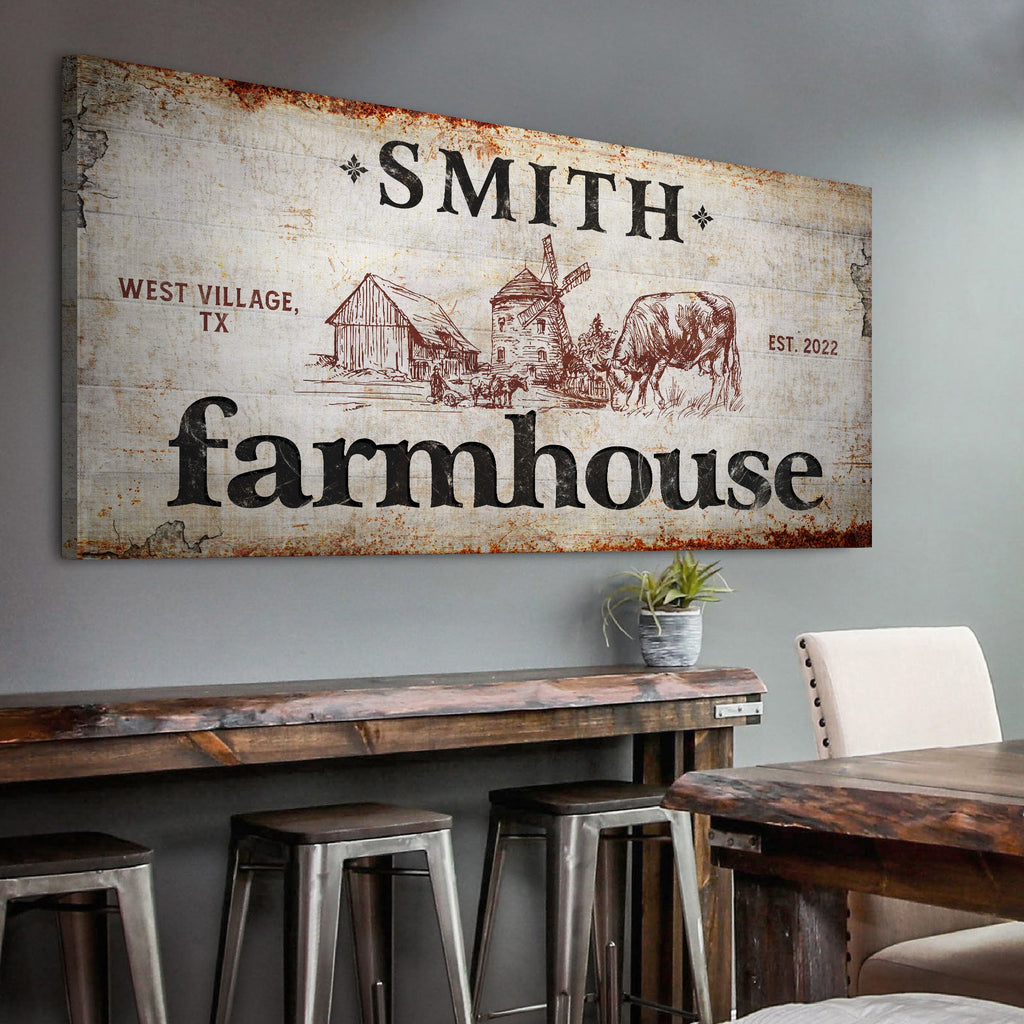 Family Farmhouse Sign II