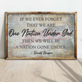 One Nation Under God Ronald Reagan Sign III