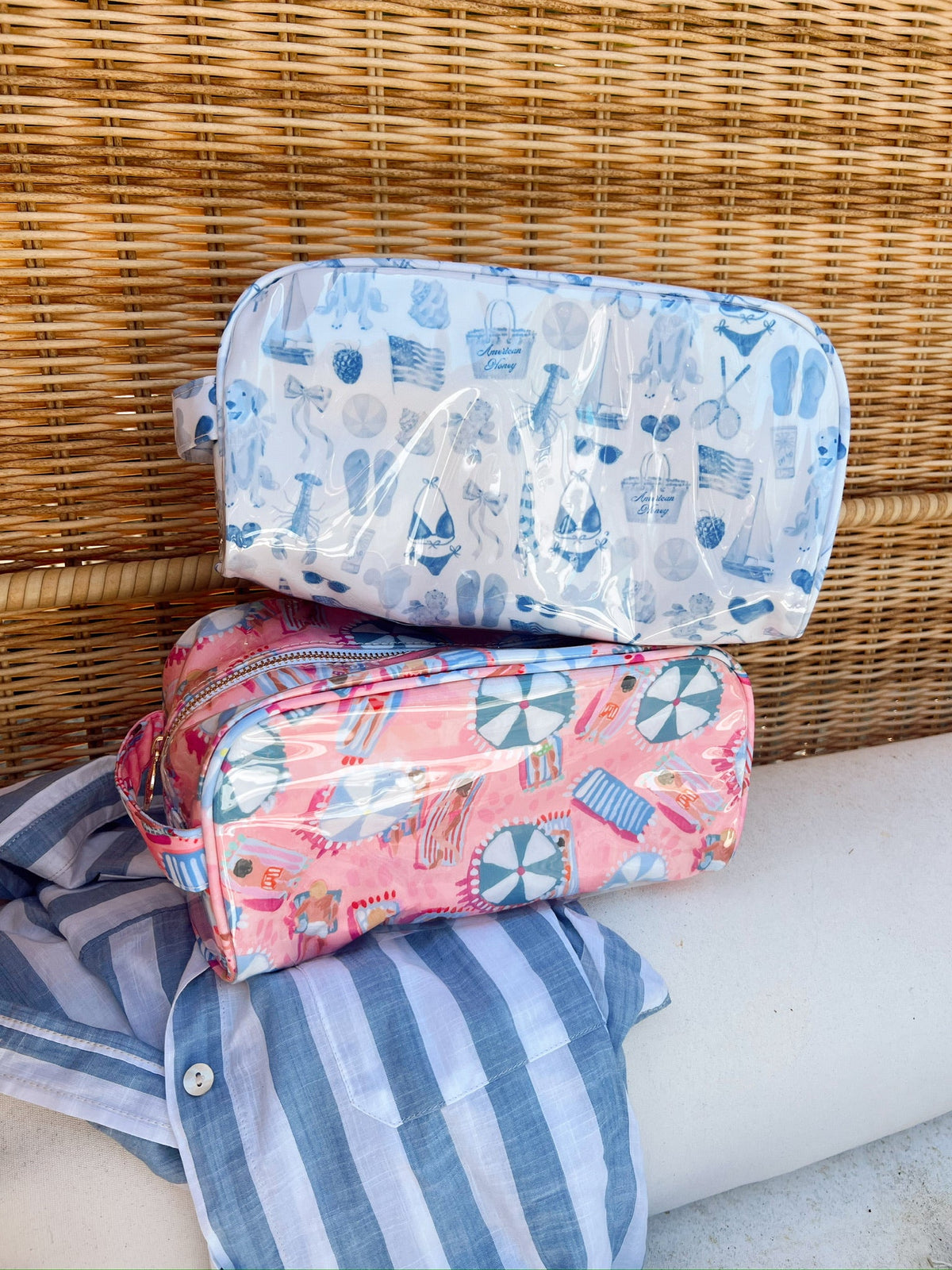 Clear Coat Toiletry Dopp Kit