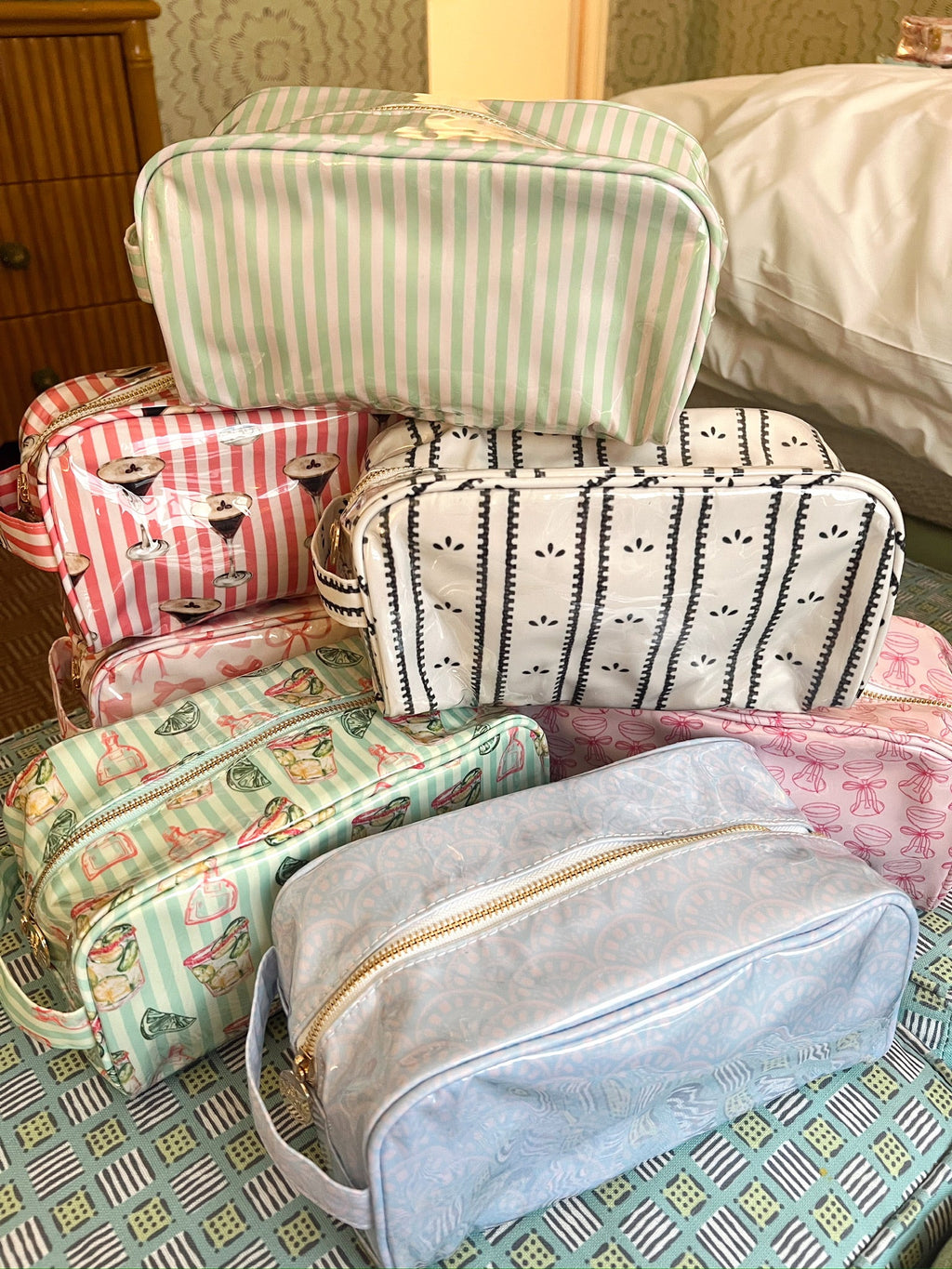 Clear Coat Toiletry Dopp Kit