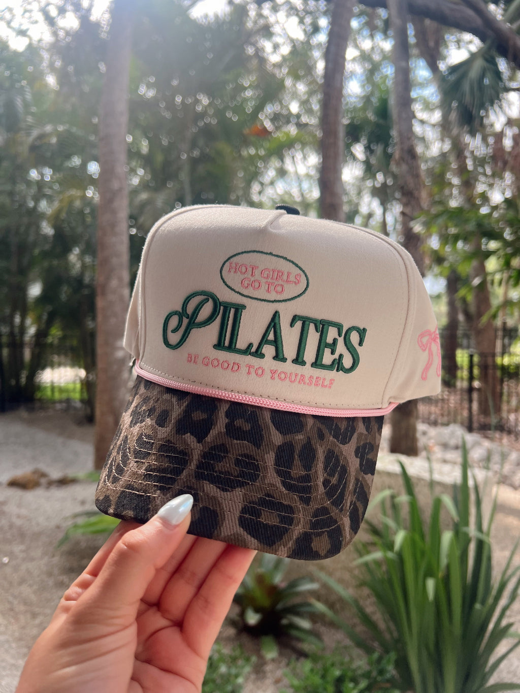Hot Girls go to Pilates - Leopard Vintage Hat