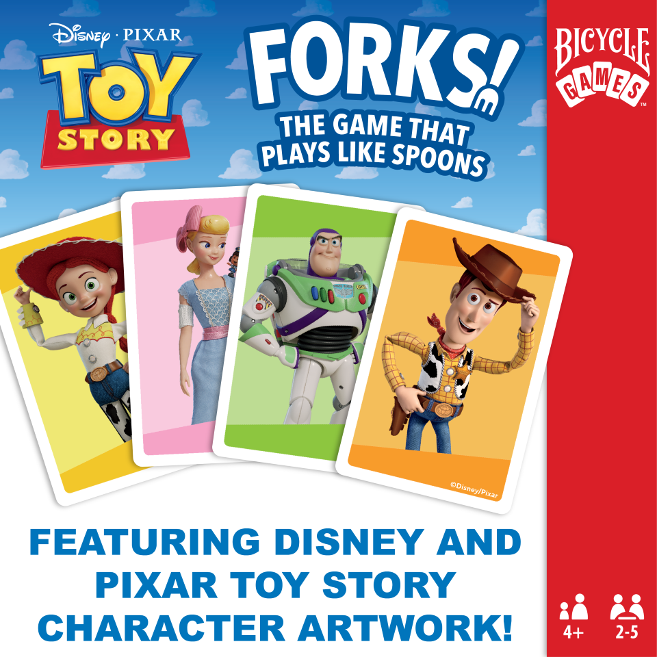 Bicycle Disney Pixar Toy Story Forks Card Game