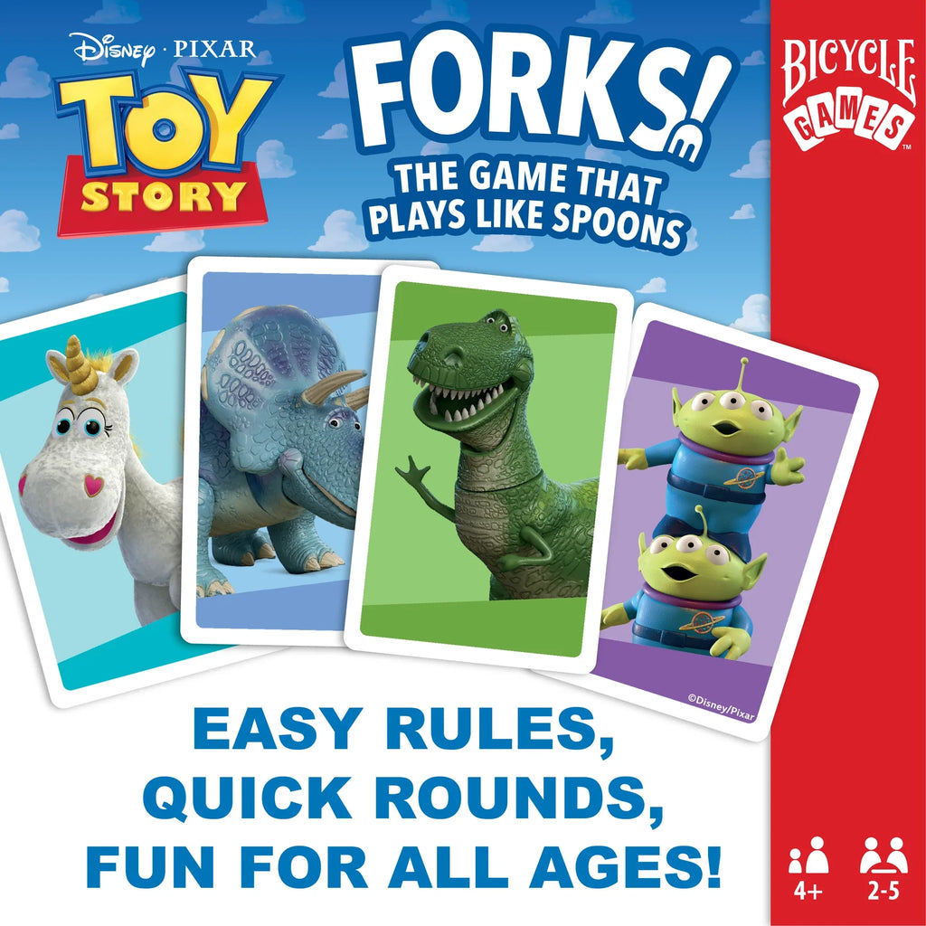 Bicycle Disney Pixar Toy Story Forks Card Game