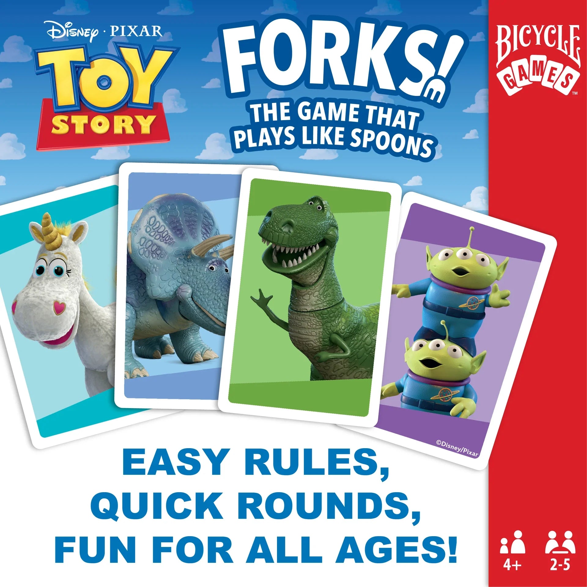 Bicycle Disney Pixar Toy Story Forks Card Game