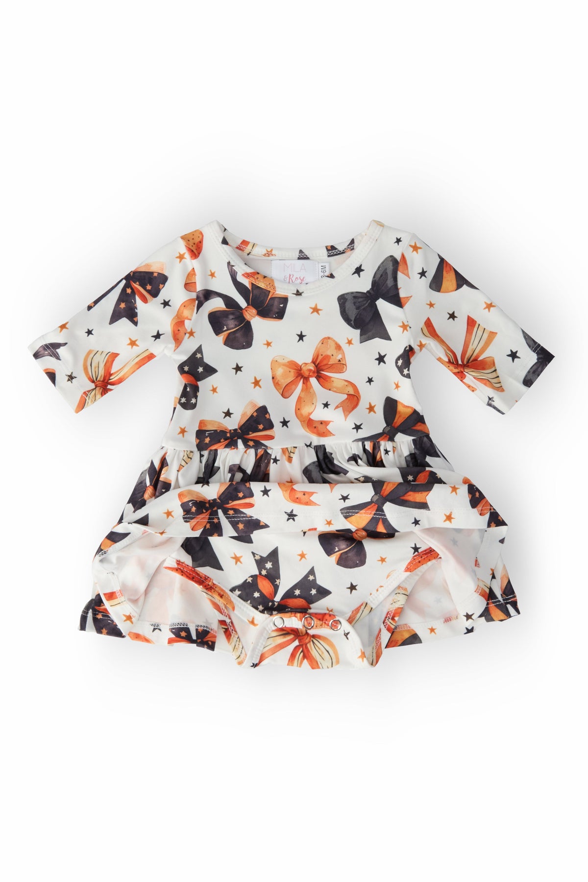 Trick or Twirl 3/4 Sleeve Twirl Bodysuit